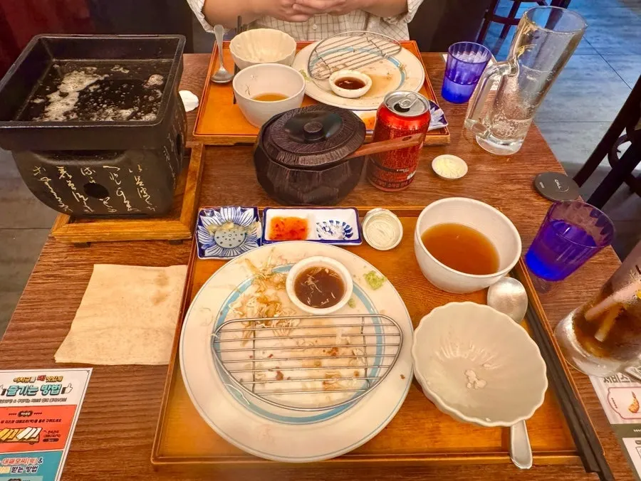 싹 비운 이치규 서울역점 그릇