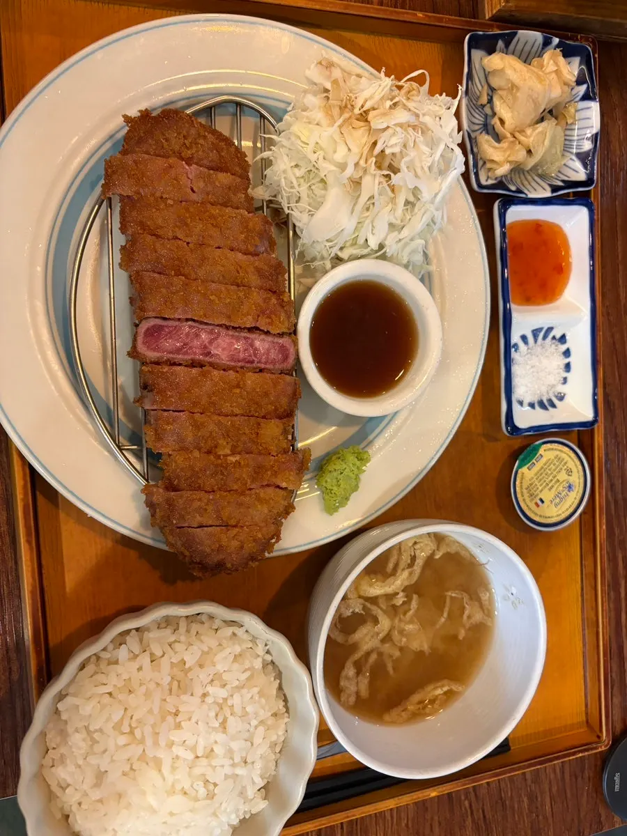 Steki meat plated appetizingly