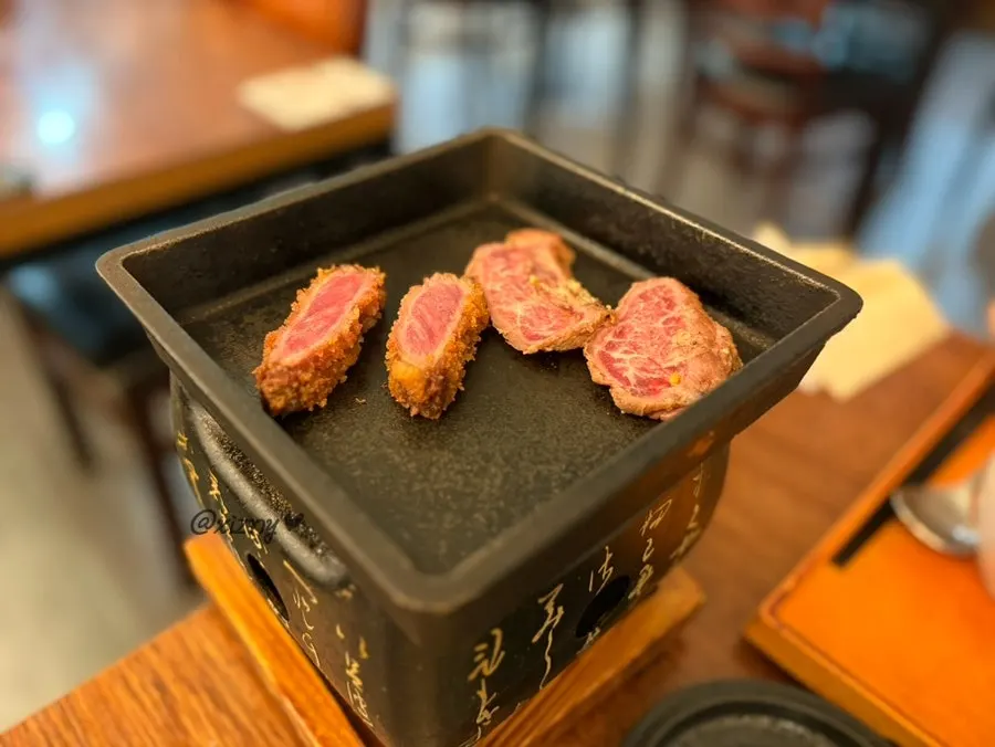 Table sign recommending a 7–8 second grilling time