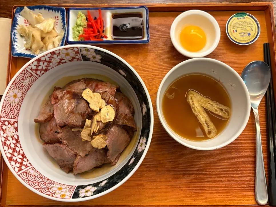 Plate of grilled gyukatsu