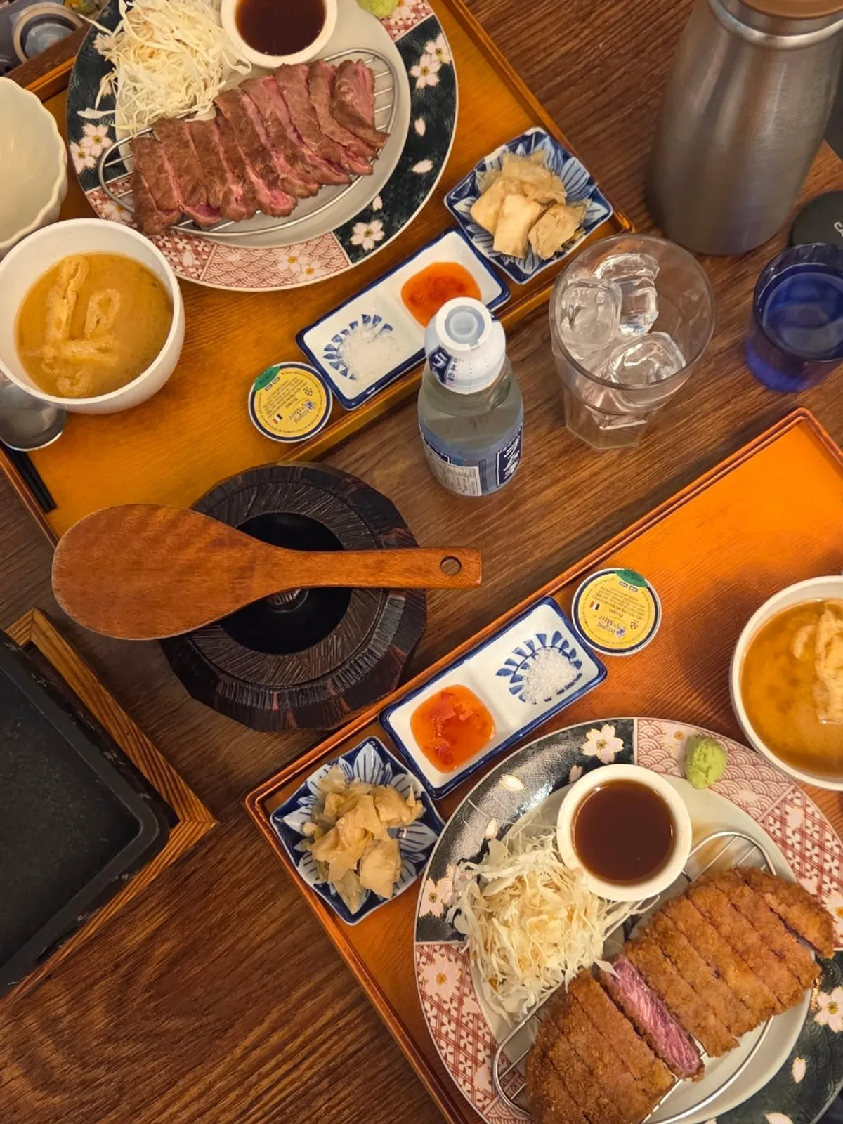 Main photo of the gyukatsu set at Ichigyu Seoul Station Branch