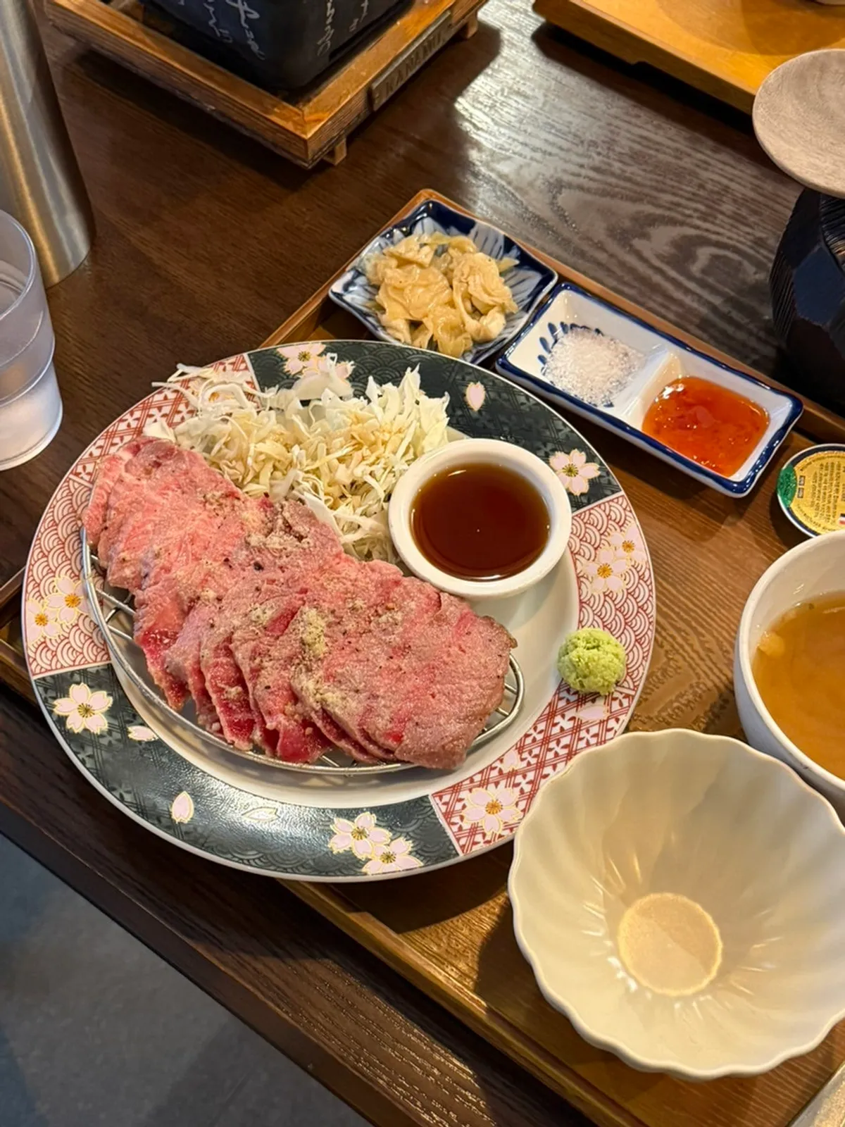The steki set at Ichigyu Gangnam Sinnonhyeon Branch