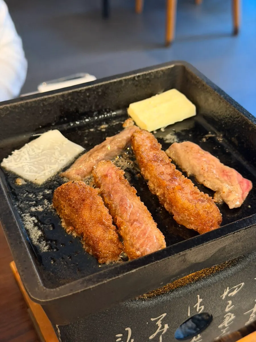 Grillable cheese and daepae-mochi from the event