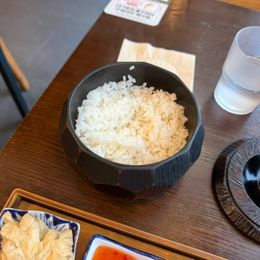 Gyukatsu sliced into bite-sized pieces