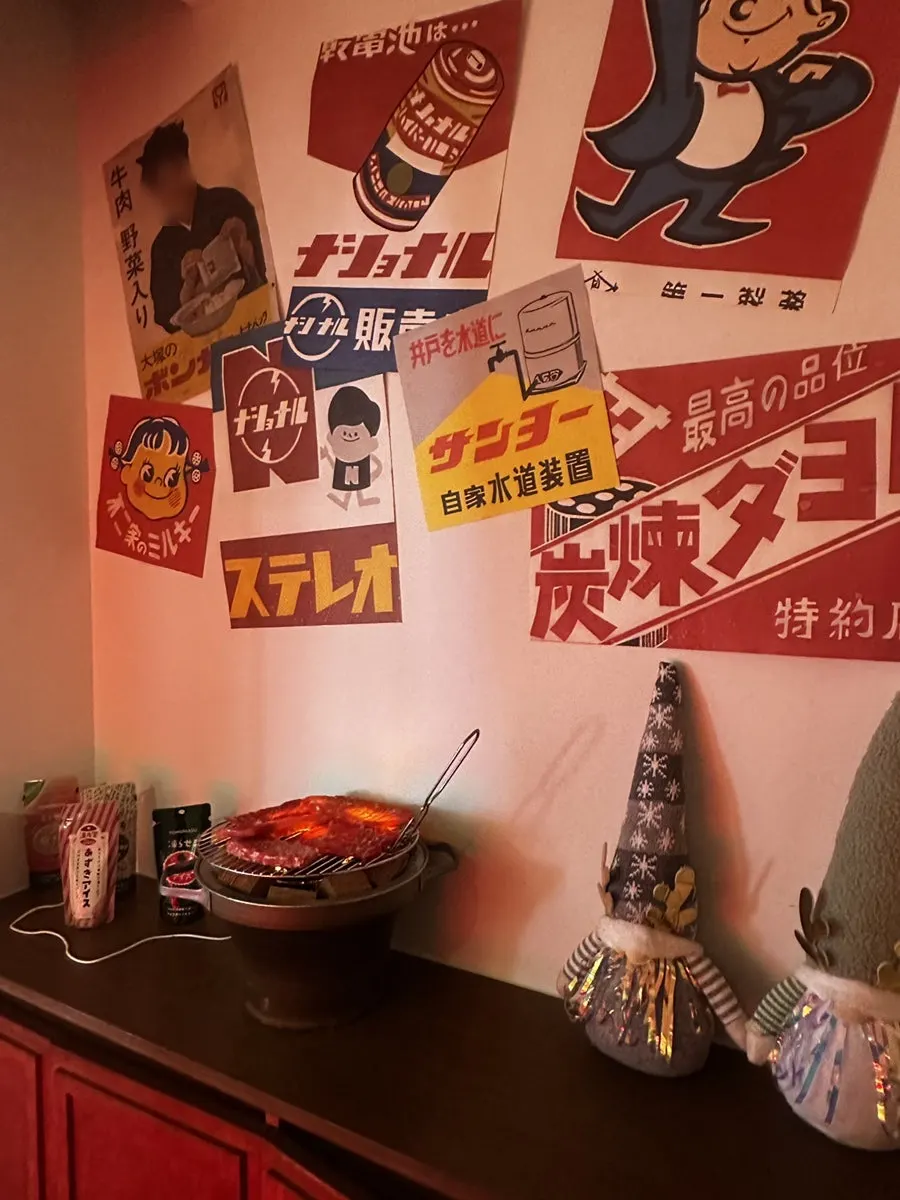 Interior of Ichigyu with wood-tone decor
