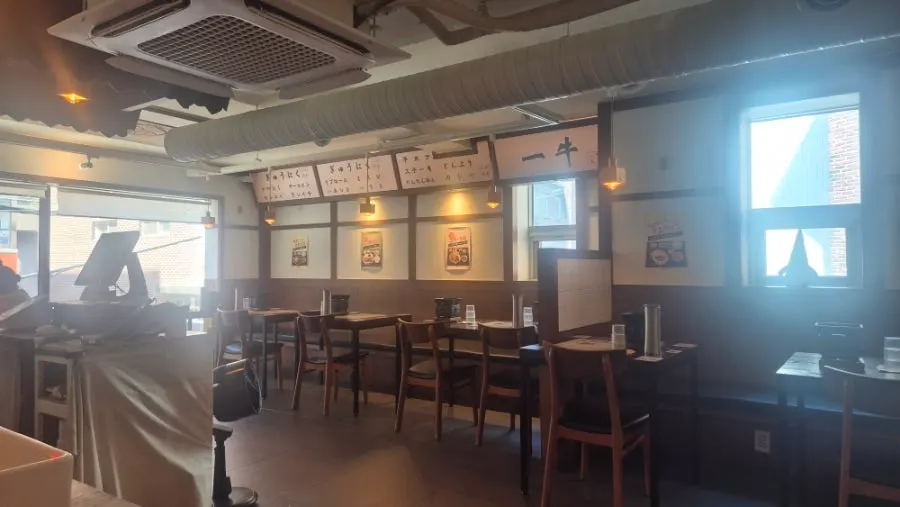 日式氛围的一之牛店铺入口