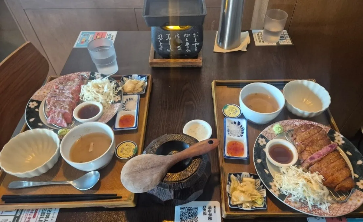 一之牛牛排定食一整套