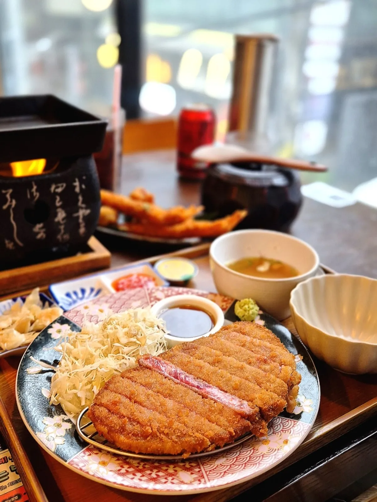 Crispy-coated grilled gyukatsu