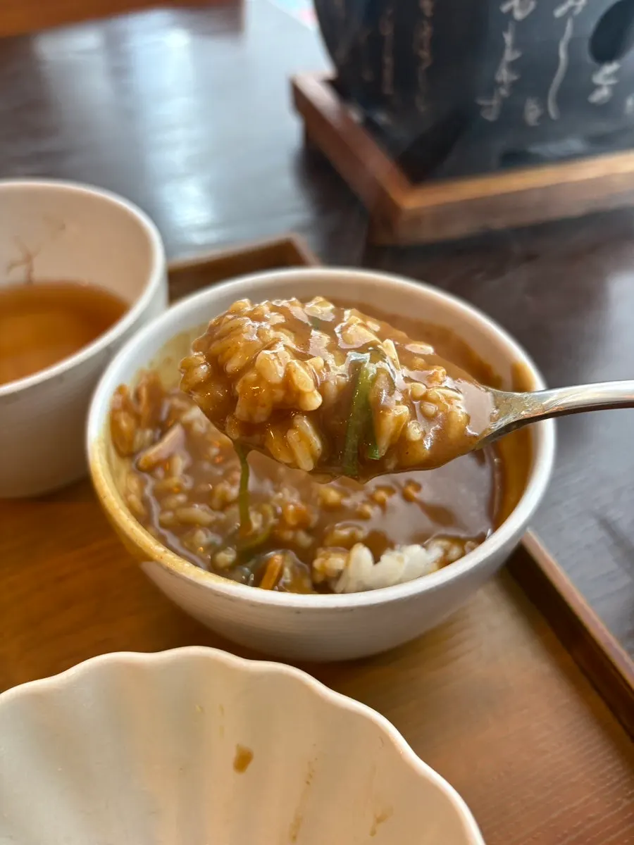 Grilled gyukatsu eaten with rice