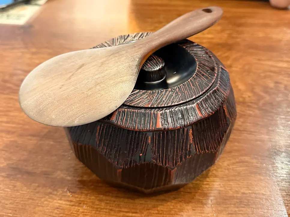 A piece of gyukatsu grilled in butter