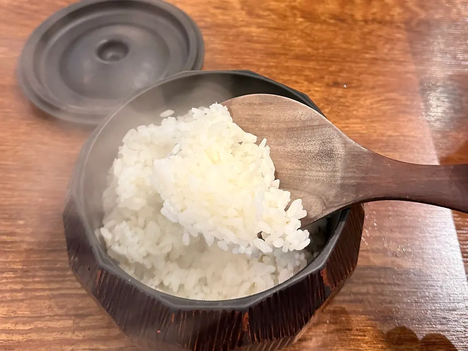 Gyukatsu served with sauce and wasabi