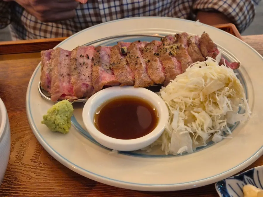 Isigny butter served alongside the meat