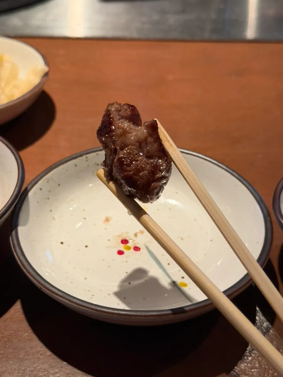 Lamb ribs served with Koshihikari rice