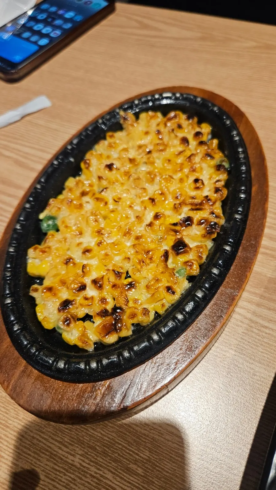 Corn cheese dish at Ido Hoetjip