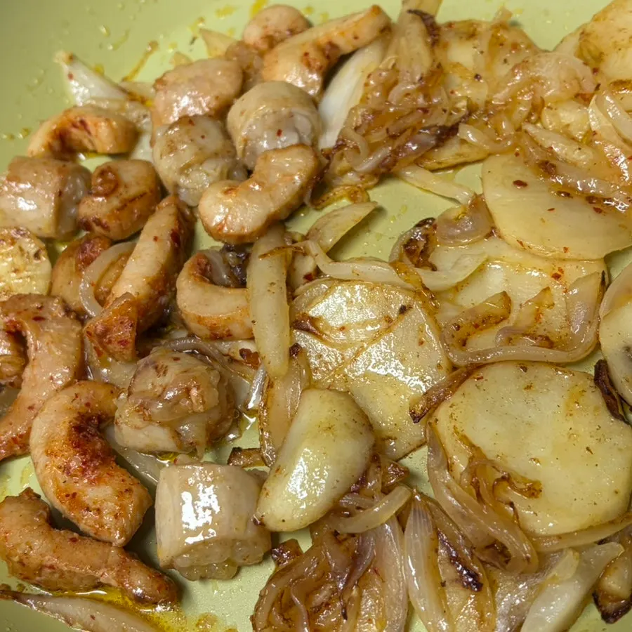 Daechang staying plump even after grilling