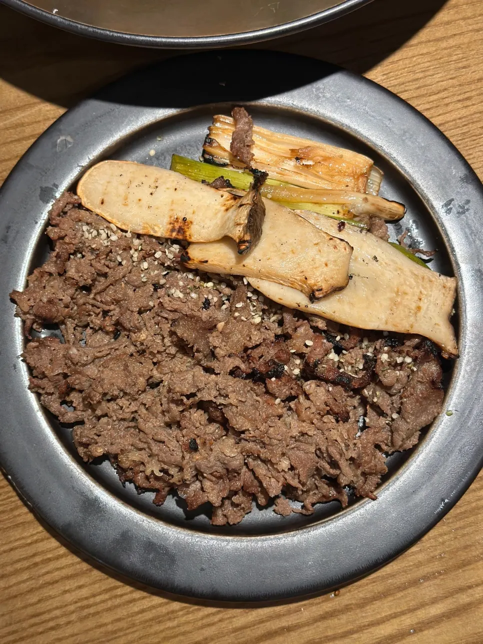 Full spread of the smoky bassak bulgogi