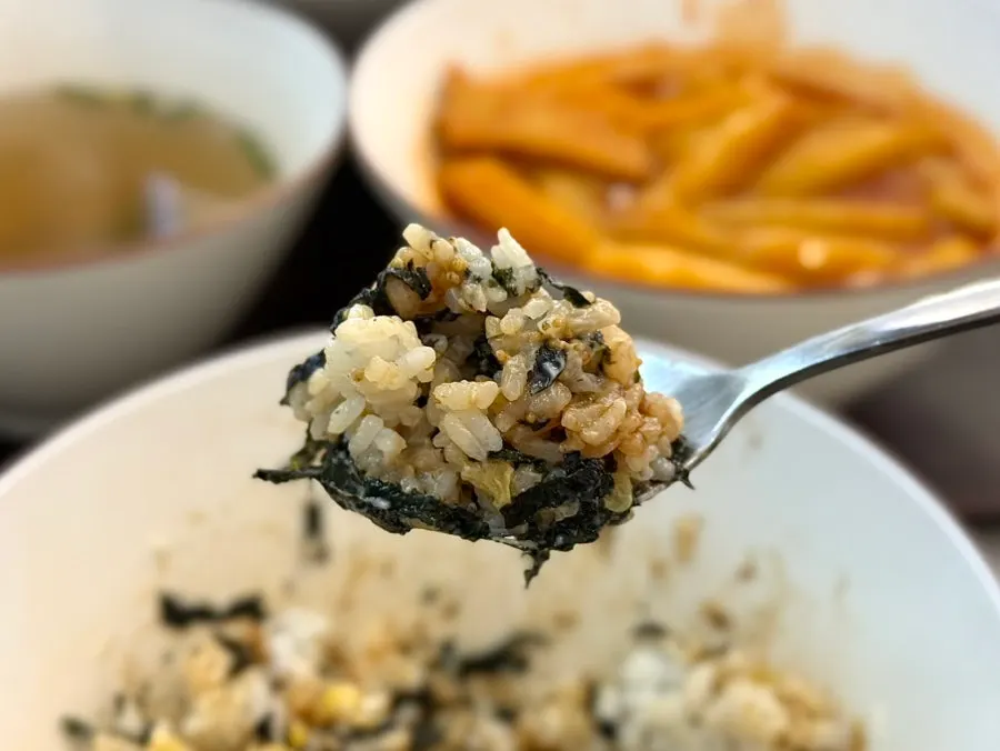 꼬마김밥 대신 받은 주먹밥