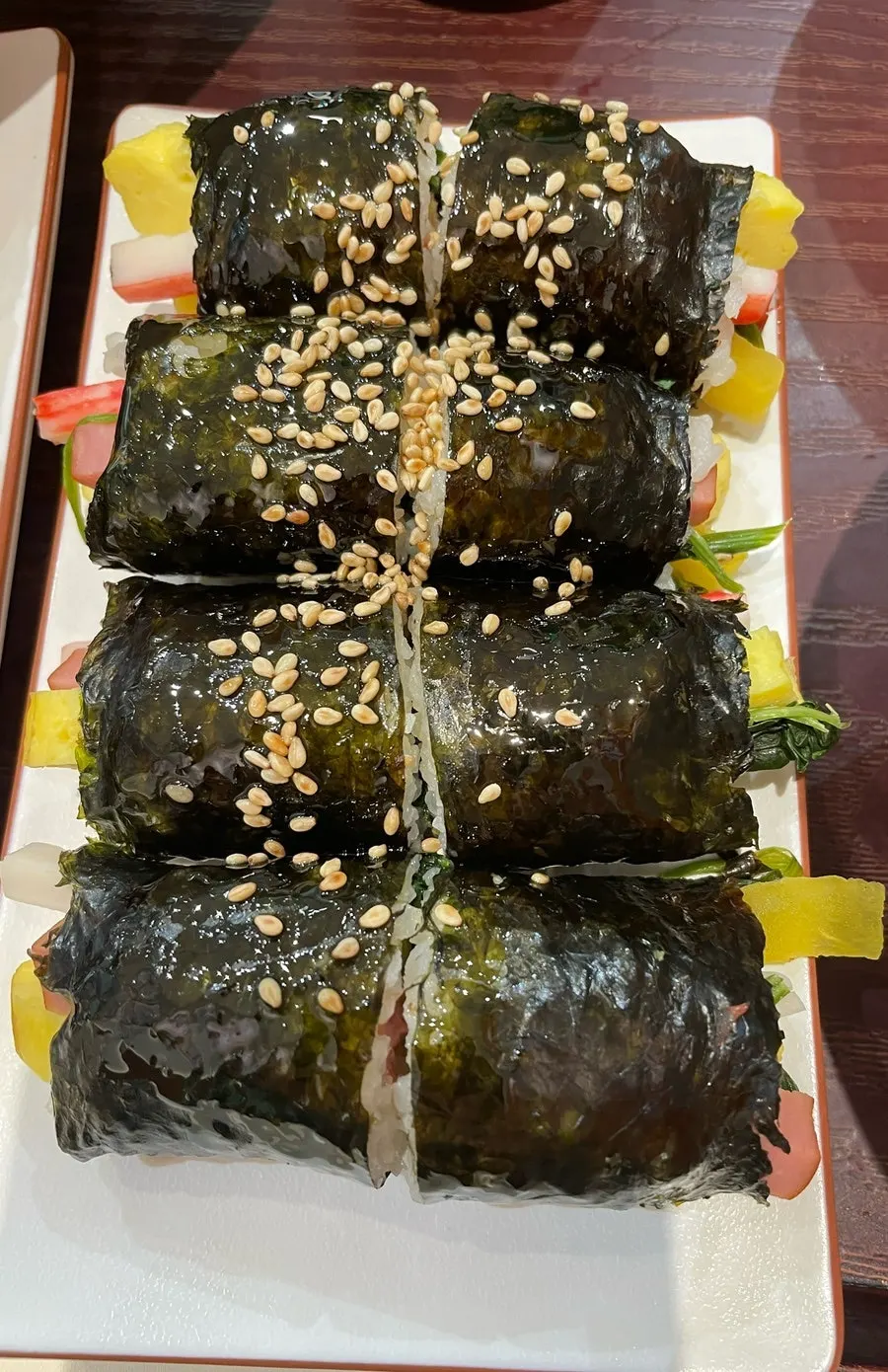 현선이세트에 나온 꼬마김밥