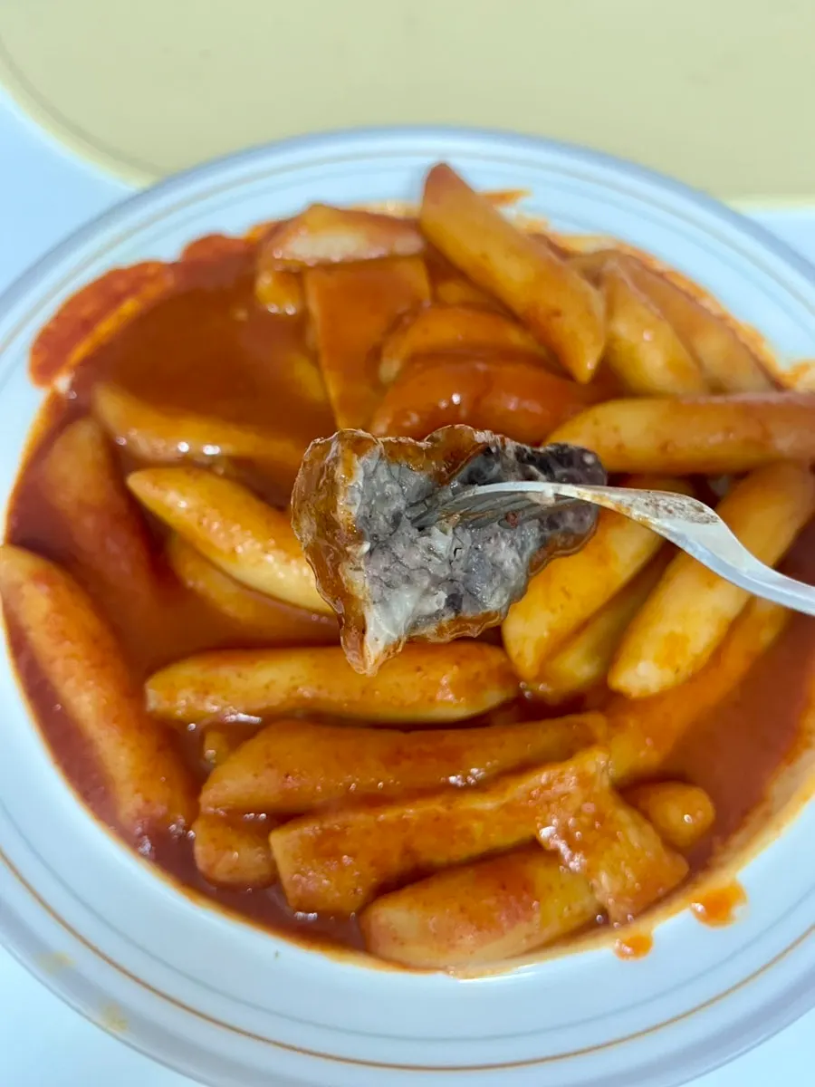간과 허파까지 담긴 순대 포장