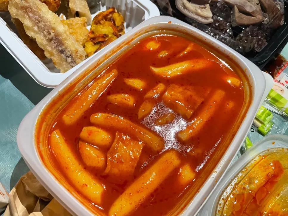 안매운맛으로 주문한 현선이네 떡볶이