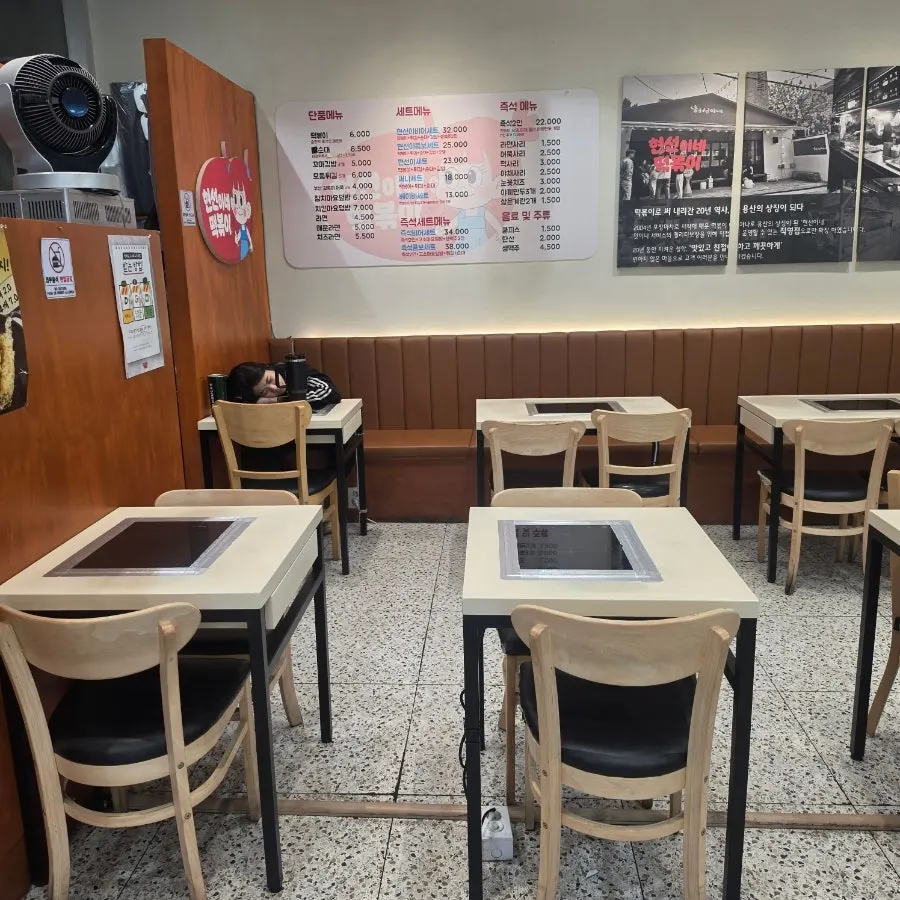 ヒョンソニネ粉食セットのクローズアップ