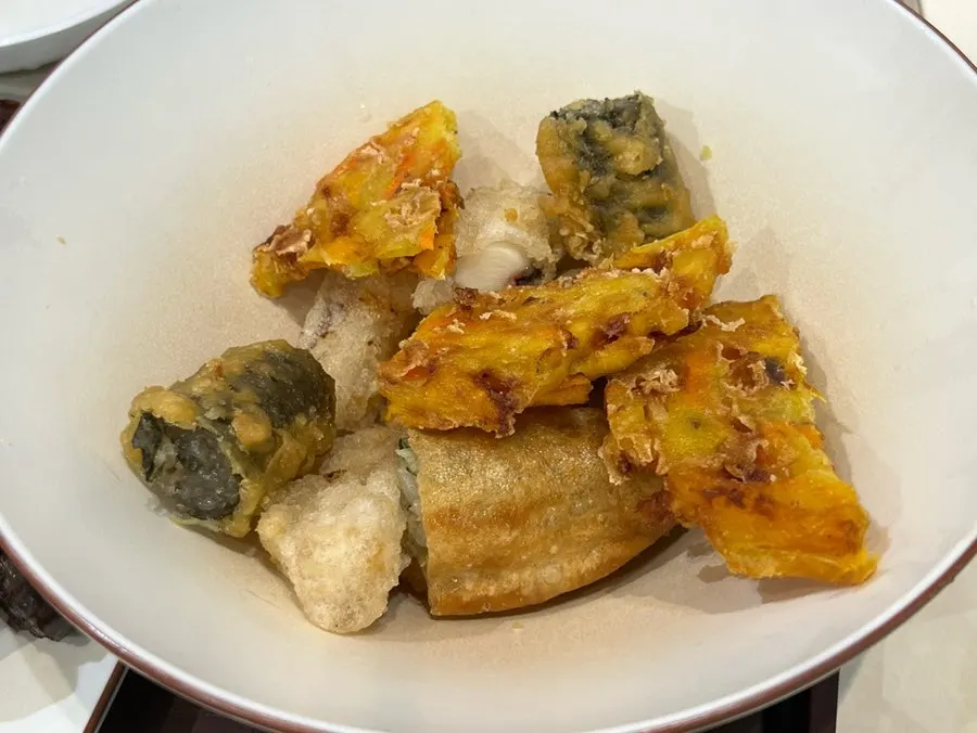 Crispy fried snacks from the Hyeonseoni Set