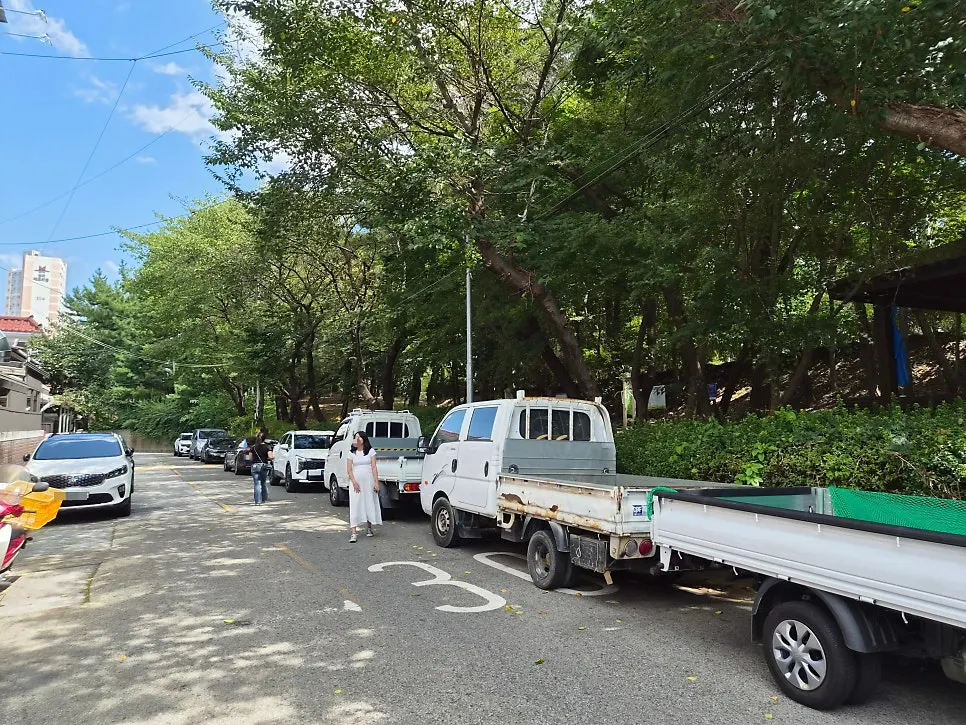 Street parking space near Hwangbihong