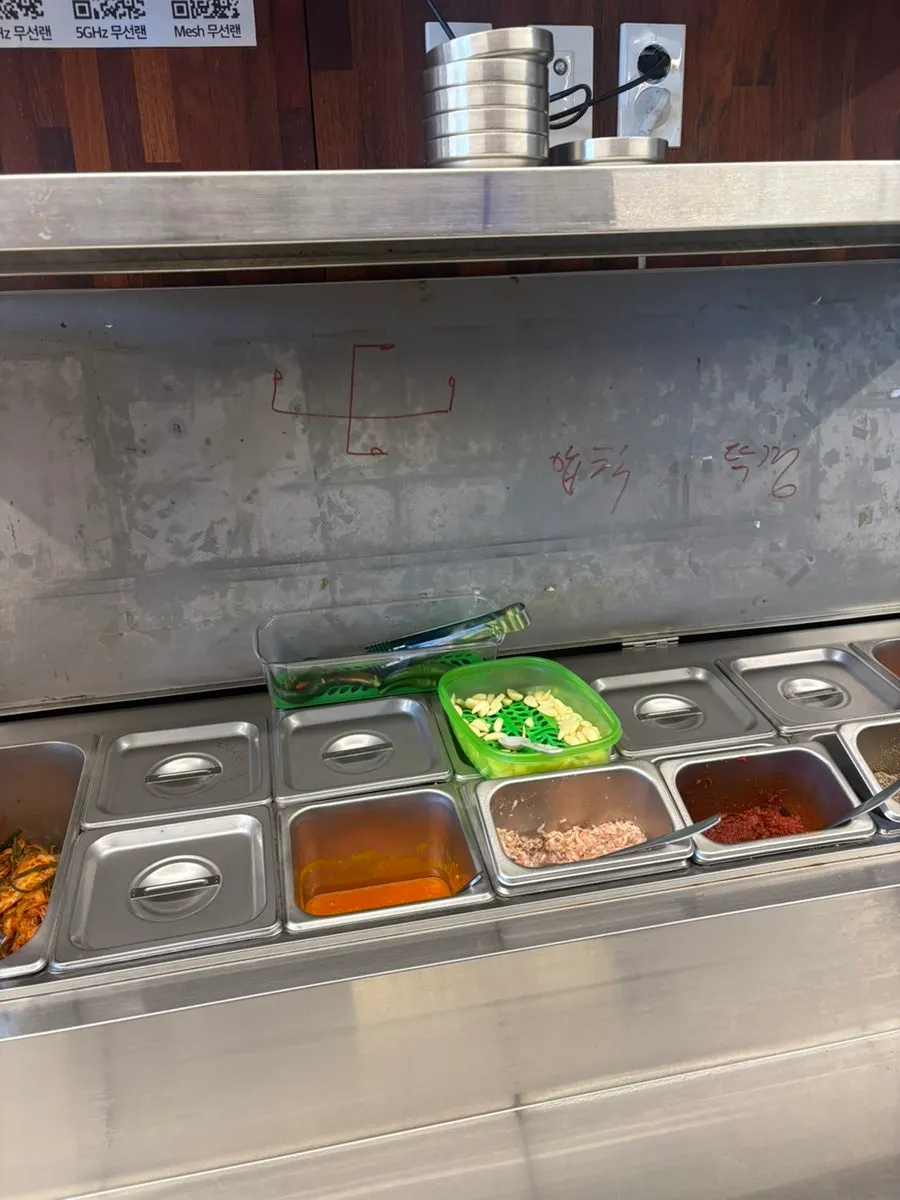 Menu composition guide at Sumine Gukbap