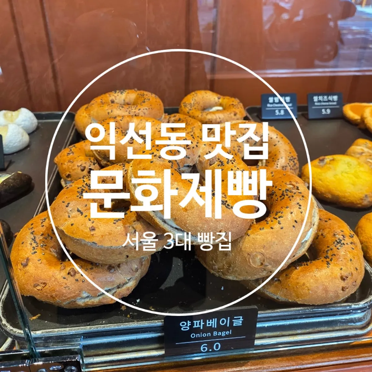 익선동 문화제빵에서 포장해 온 빵