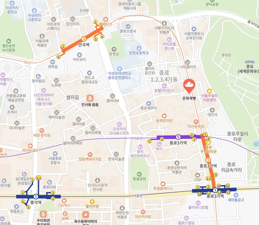 Naver Map screen showing Munhwa Bakery's location