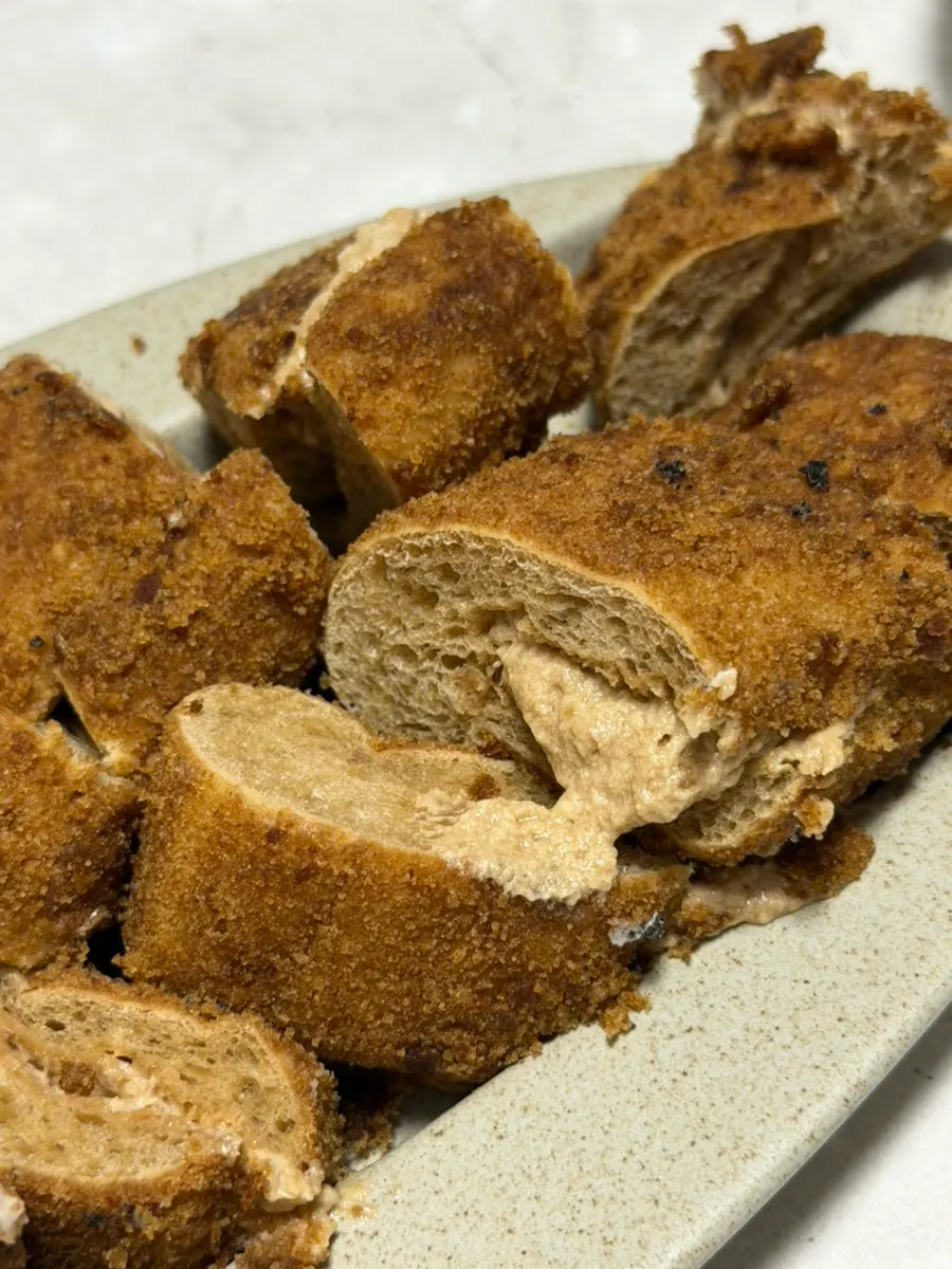 Bread filled with cream from Munhwa Bakery