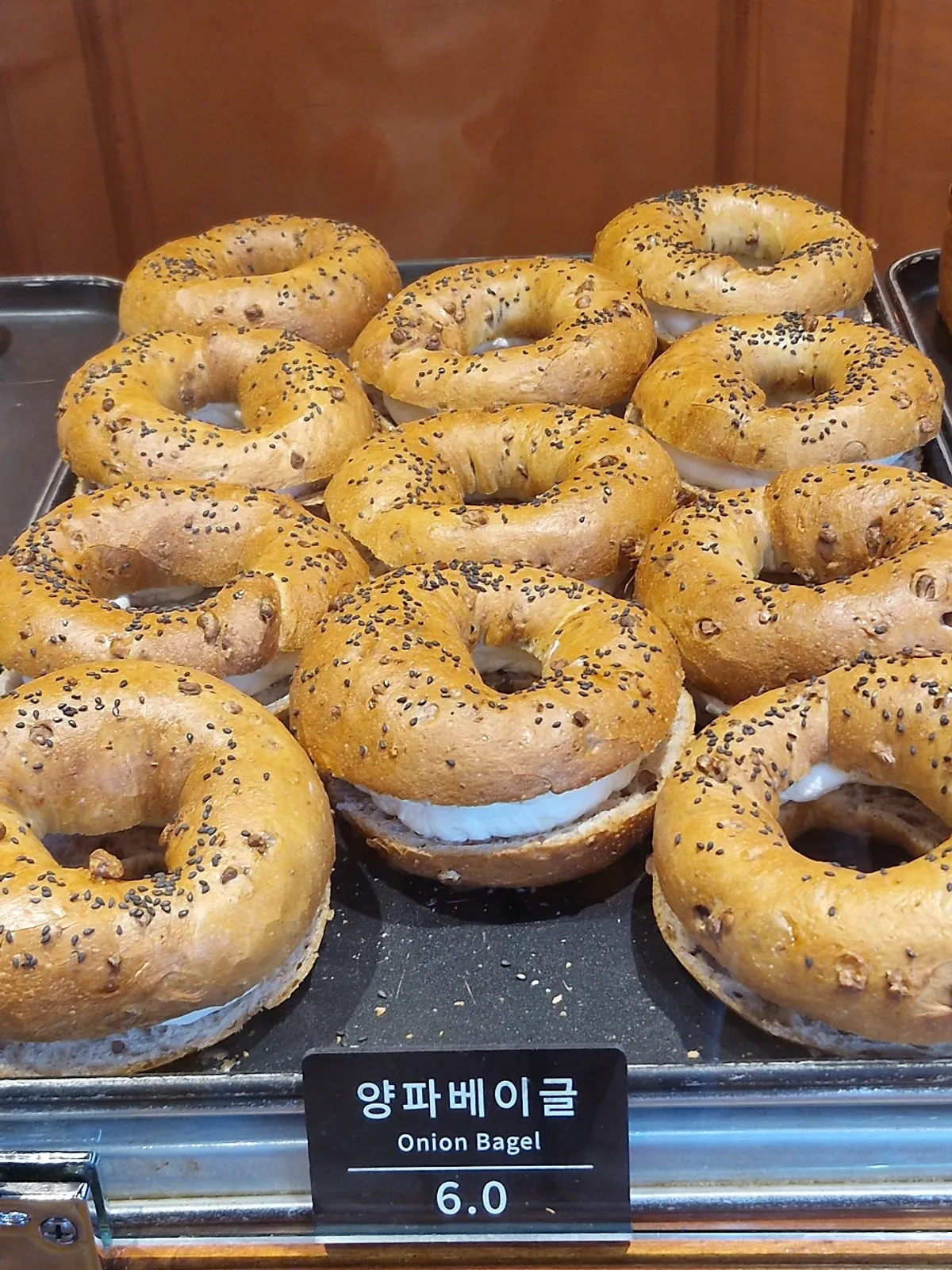 Freshly baked bread from Munhwa Bakery