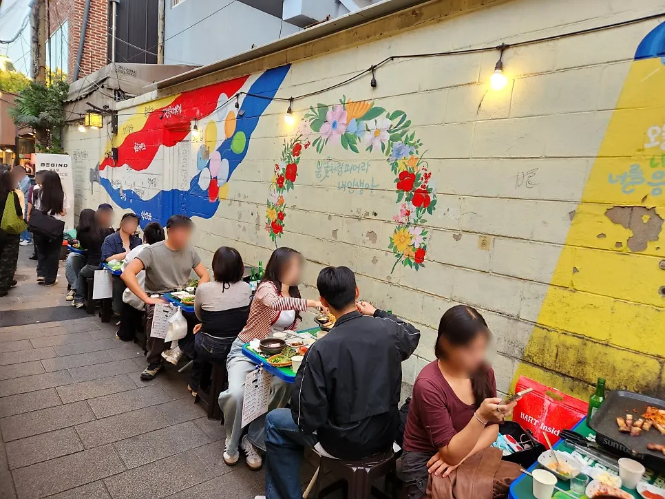 Meongseokjip’s location in Ikseon-dong’s meat alley