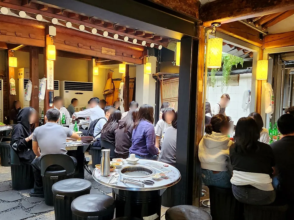 Meongseokjip waiting situation on a weekday evening
