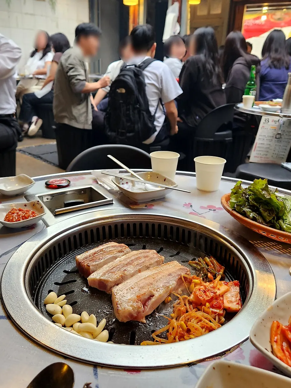 Meongseokjip pork belly and pork neck dishes