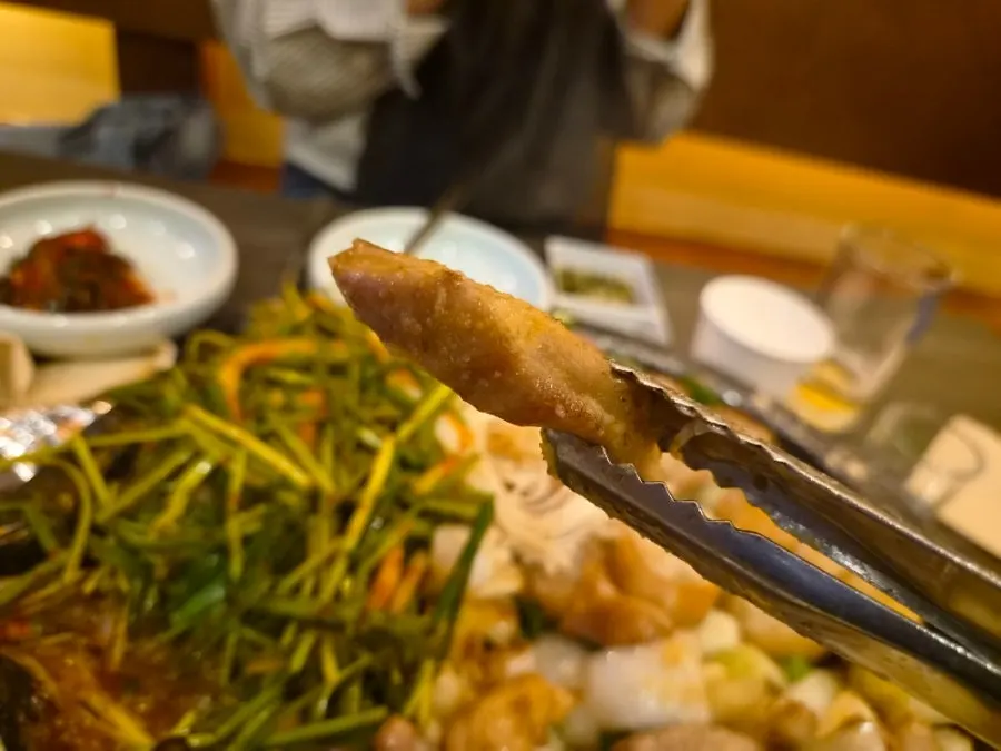 구워진 곱창과 대창