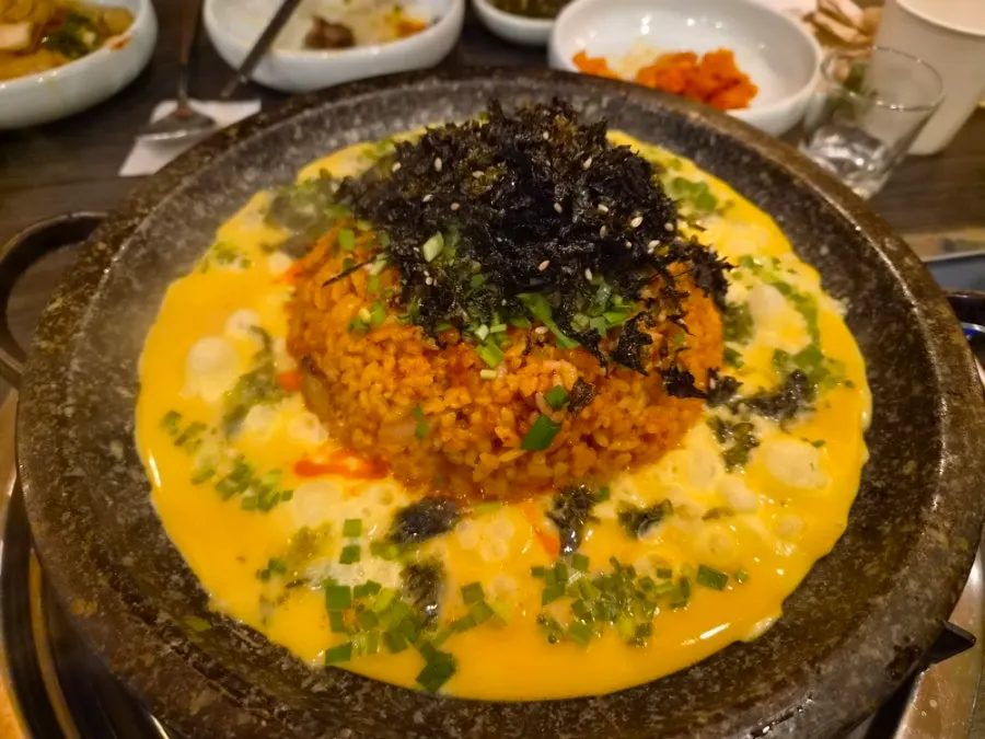 마무리로 주문한 볶음밥