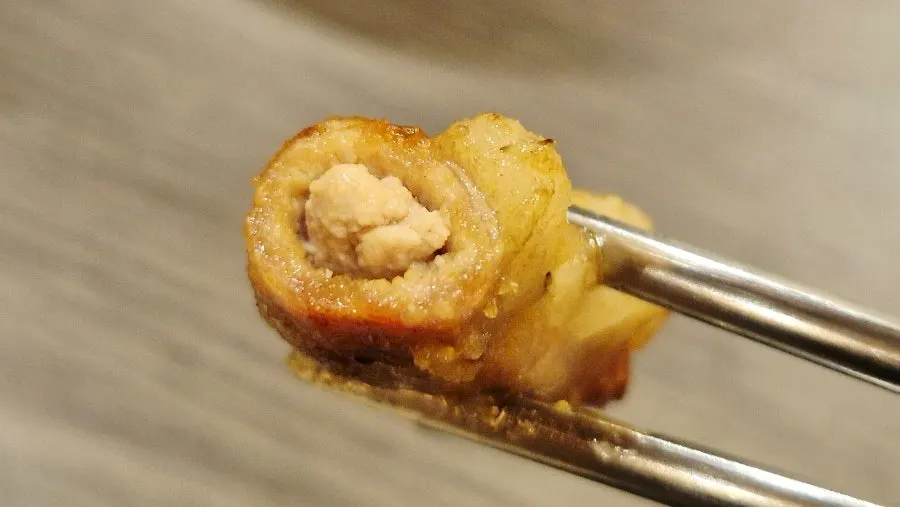 Seasoned chives grilled in gopchang fat