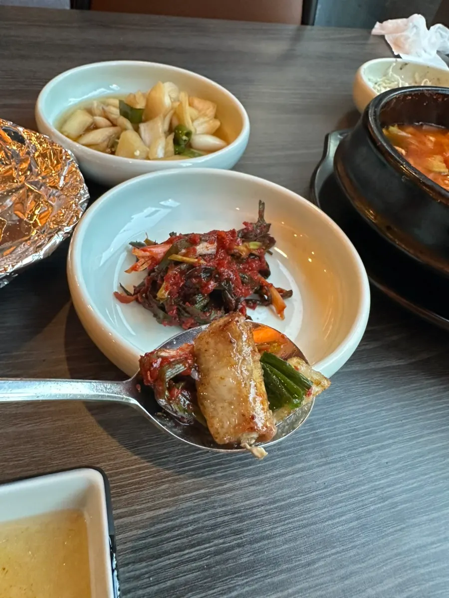 대창 막창 곱창 염통과 밑반찬