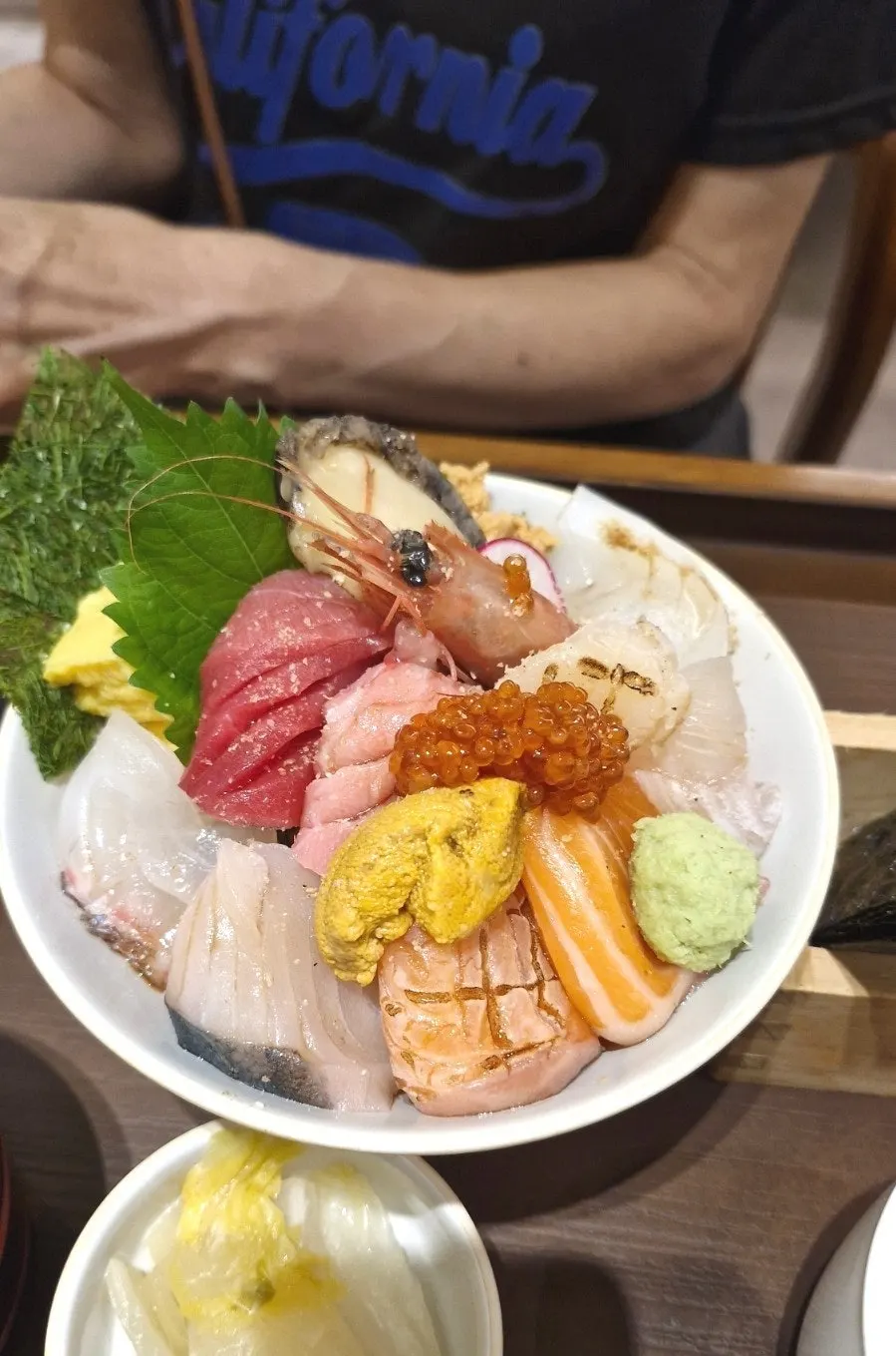 A bowl of kaisendon at Ilpum Gwanghwamun
