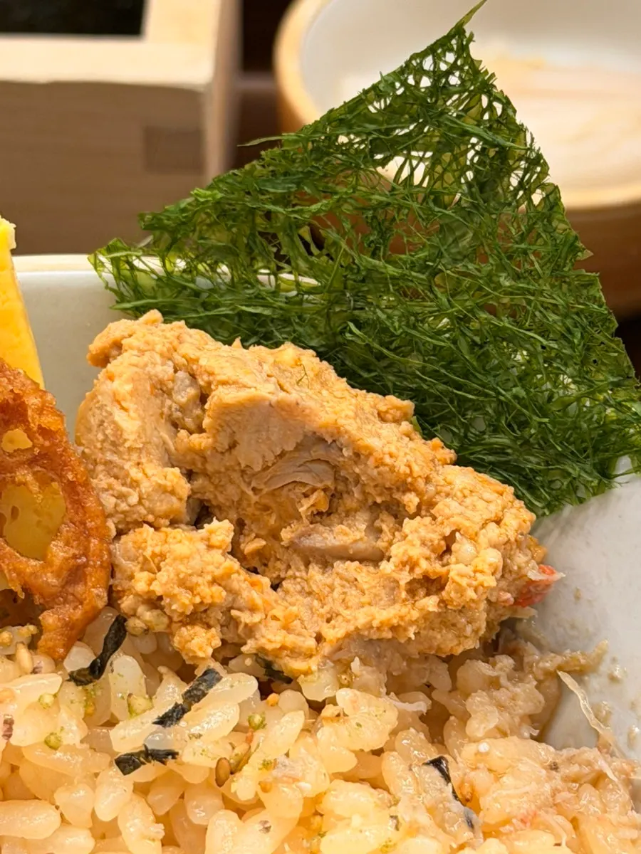 카이센동 토핑 아카미와 관자