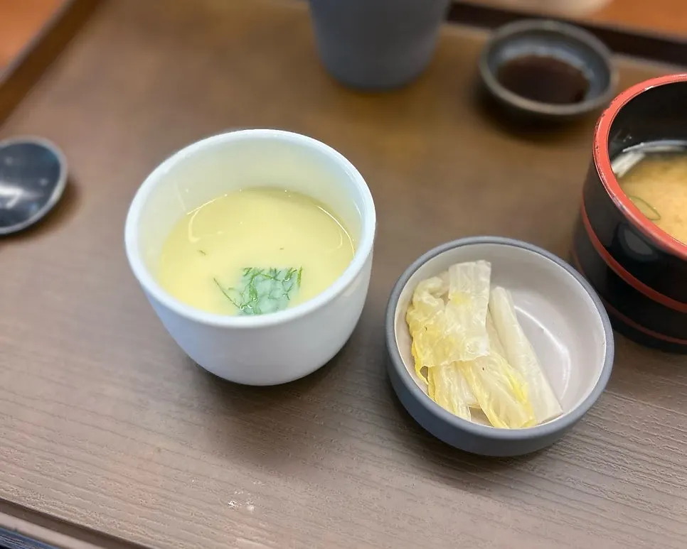 Chawanmushi served before the meal