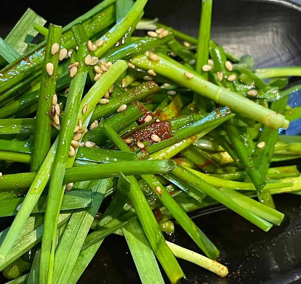 Grill full of fully cooked gopchang