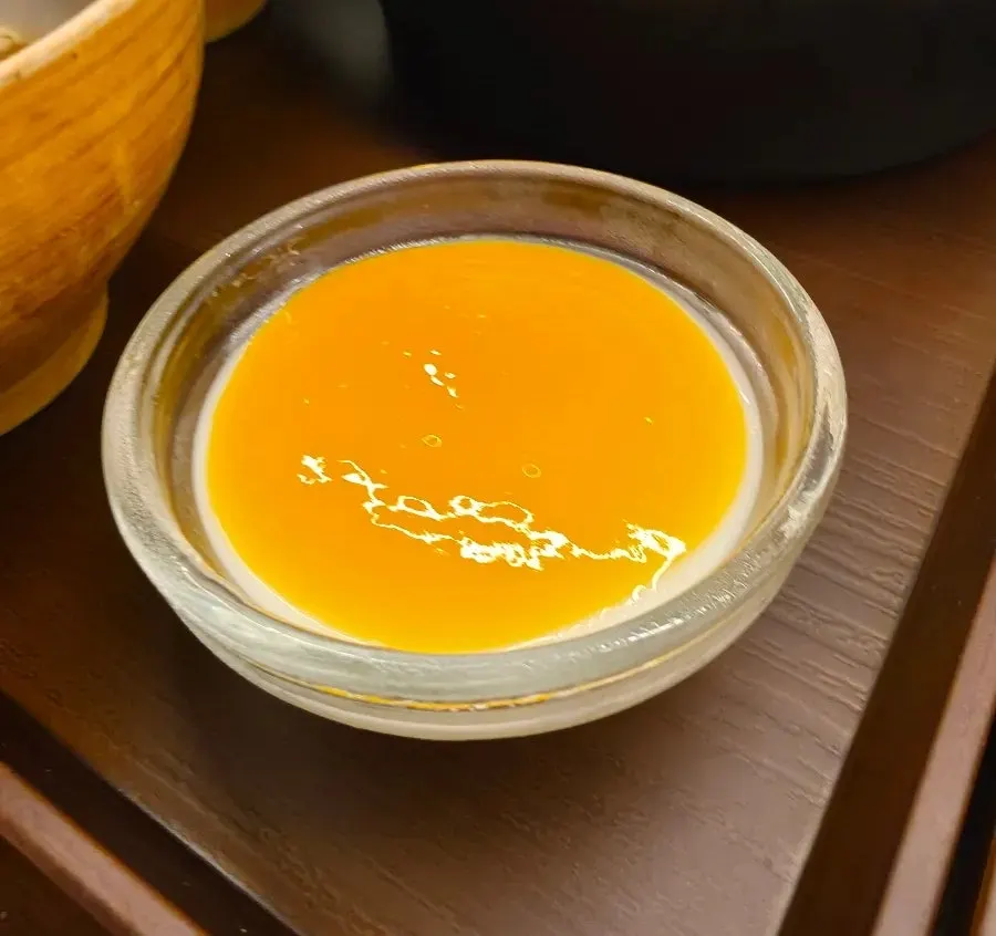 Refreshing mango dessert served for dessert