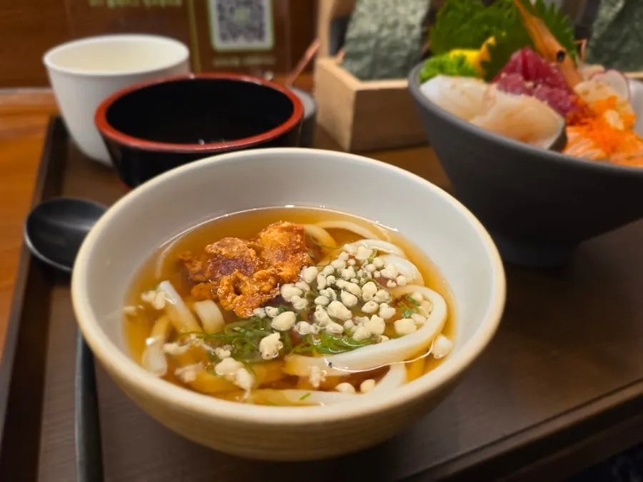 食前メニューの茶碗蒸し