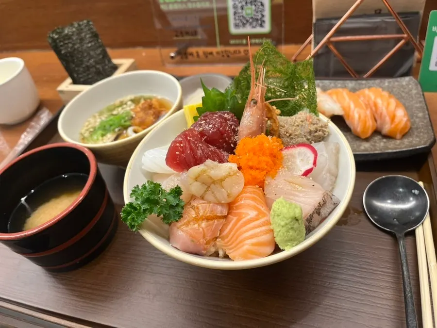 Kaisendon menu description at Ilpum Magok