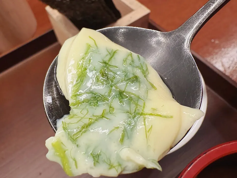 팝업메뉴 안키모 호소마끼가 표기된 메뉴