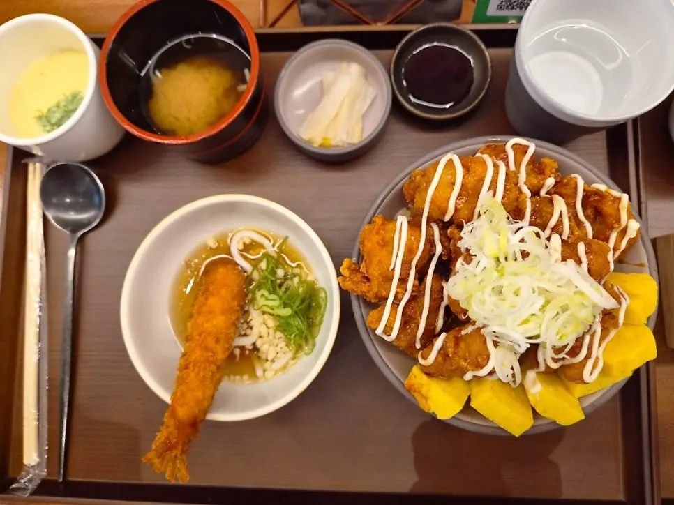 Chicken karaage rice bowl set at Ilpum Magok