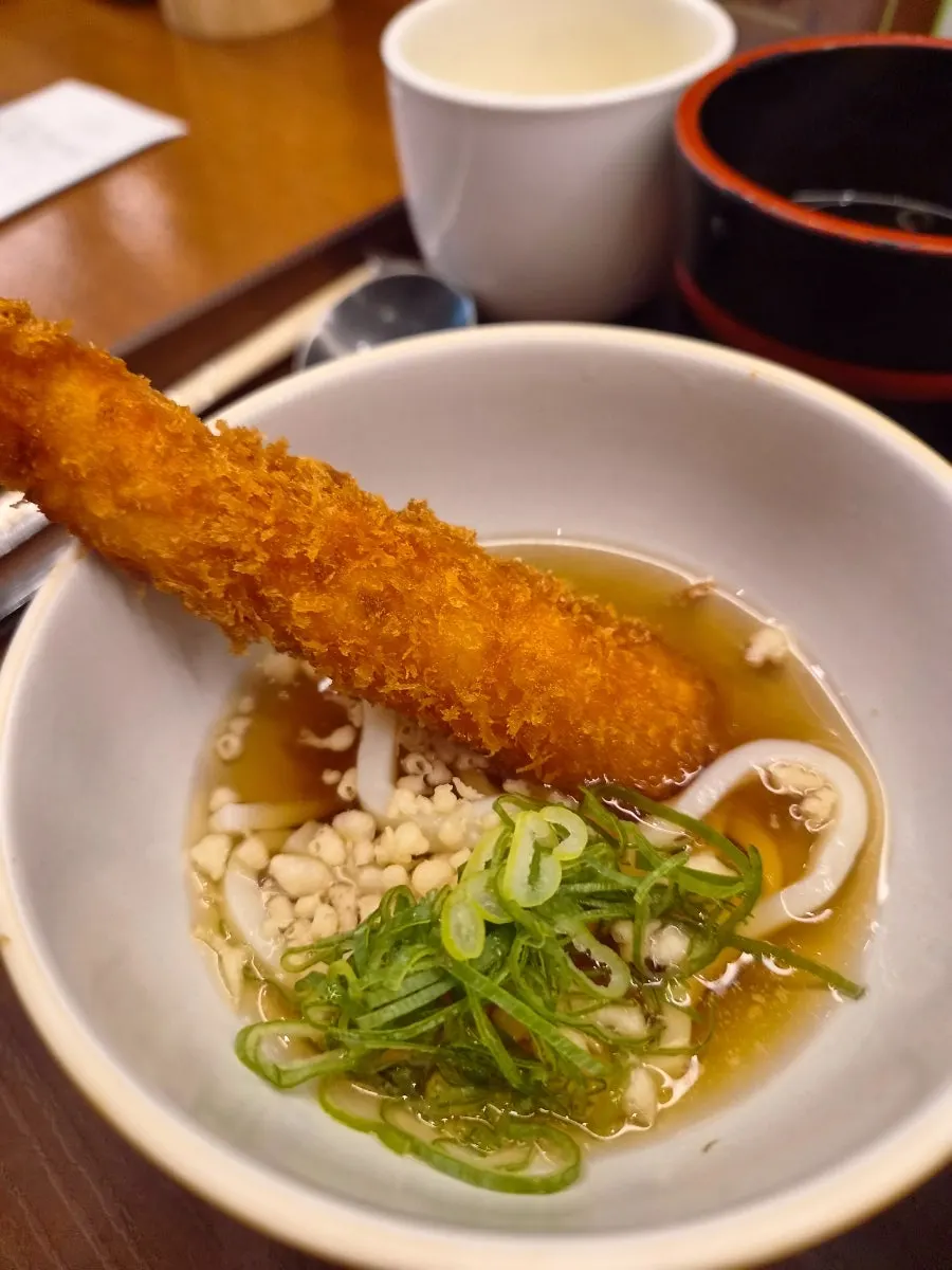 Weekday lunch table set with the chicken karaage rice bowl