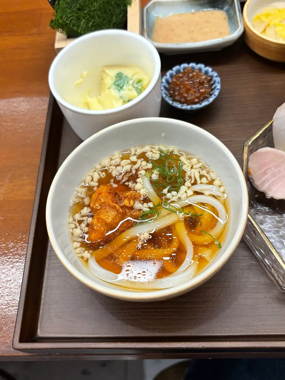 The mini udon served as part of the set
